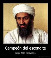 Campeón del escondite - desde 2001 hasta 2011