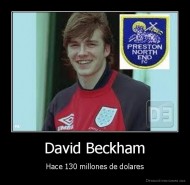 David Beckham - Hace 130 millones de dolares