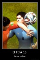 El FIFA 15  - Es muy realista.