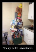 El Jenga de los universitarios. - 