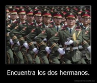 Encuentra los dos hermanos. - 