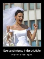 Ese sentimiento indescriptible - De joderle la vida a alguien