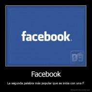 Facebook -  La segunda palabra más popular que se inicia con una F 