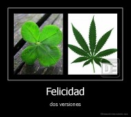 Felicidad - dos versiones