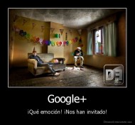 Google+ - ¡Qué emoción! ¡Nos han invitado!