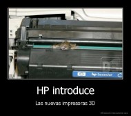 HP introduce - Las nuevas impresoras 3D