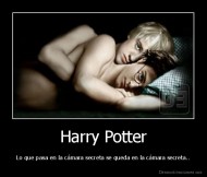 Harry Potter - Lo que pasa en la cámara secreta se queda en la cámara secreta..