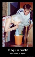 He aquí la prueba - De que la edad no importa.