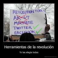 Herramientas de la revolución - Yo las elegía todas