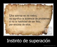 Instinto de superación - 