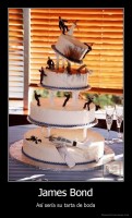 James Bond - Así sería su tarta de boda