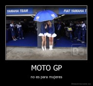 MOTO GP - no es para mujeres