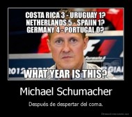 Michael Schumacher - Después de despertar del coma.