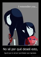 No sé por qué deseé esto, - Igual que no sé por qué deseo que regreses.