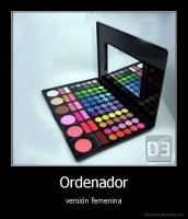 Ordenador - versión femenina