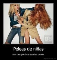 Peleas de niñas - son siempre interesantes de ver
