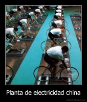 Planta de electricidad china - 