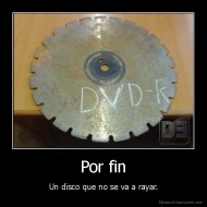 Por fin - Un disco que no se va a rayar.