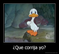 ¿Que corrija yo? - 