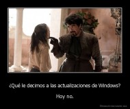 ¿Qué le decimos a las actualizaciones de Windows? - Hoy no.