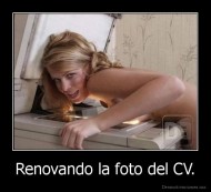 Renovando la foto del CV. - 