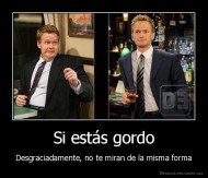 Si estás gordo - Desgraciadamente, no te miran de la misma forma