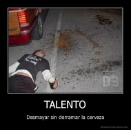 TALENTO - Desmayar sin derramar la cerveza
