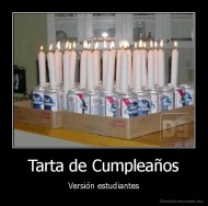 Tarta de Cumpleaños - Versión estudiantes