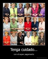 Tenga cuidado... - con el super pegamento