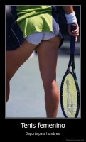 Tenis femenino - Deporte para hombres.