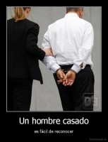Un hombre casado - es fácil de reconocer