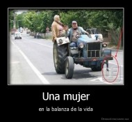 Una mujer - en la balanza de la vida