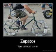 Zapatos - Que te hacen correr