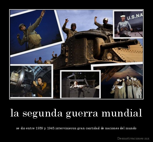 la segunda guerra mundial