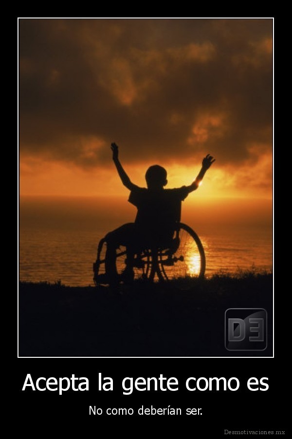 Acepta la gente como es