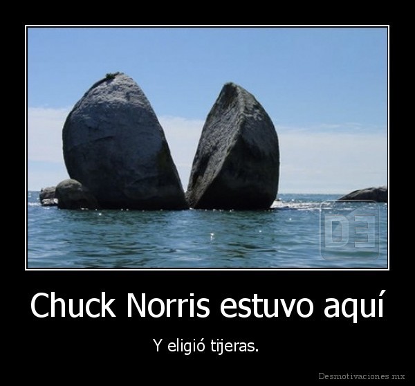 Chuck Norris estuvo aquí