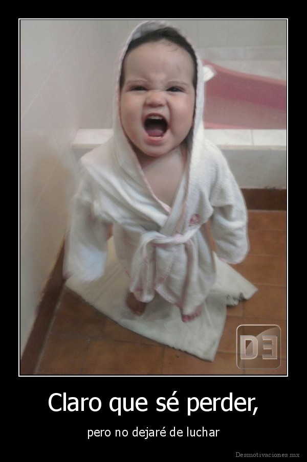 Claro que sé perder,