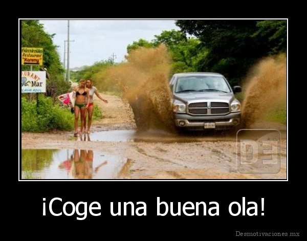 ¡Coge una buena ola!