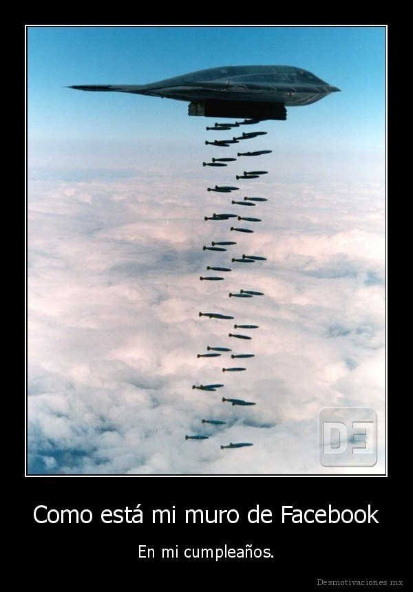 Como está mi muro de Facebook