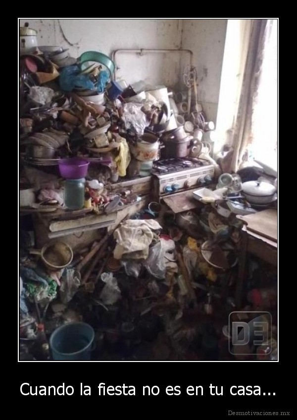 Cuando la fiesta no es en tu casa...