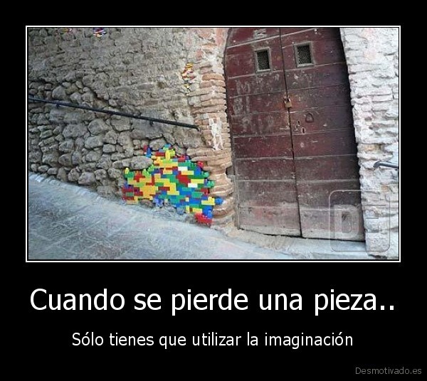 Cuando se pierde una pieza..