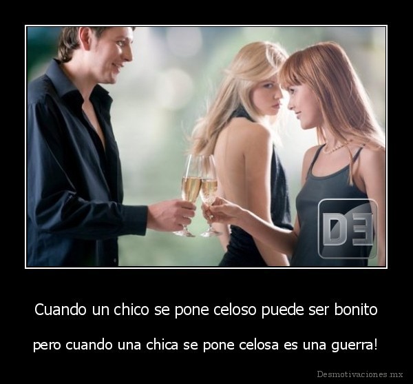 Cuando un chico se pone celoso puede ser bonito
