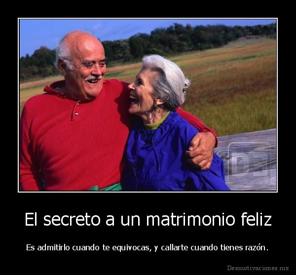 El secreto a un matrimonio feliz