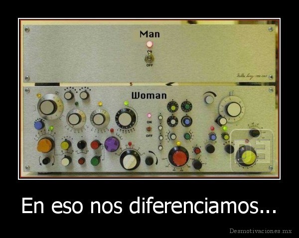 En eso nos diferenciamos...