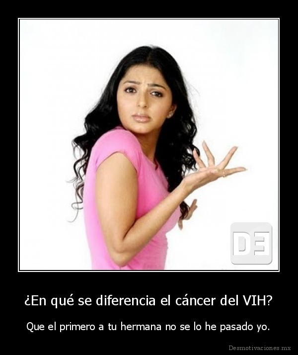 ¿En qué se diferencia el cáncer del VIH?