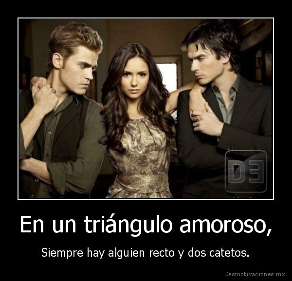 En un triángulo amoroso,