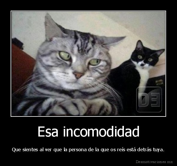 Esa incomodidad