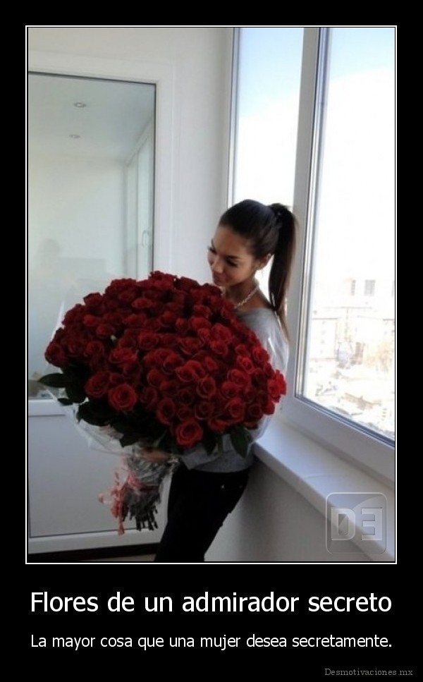 Flores de un admirador secreto