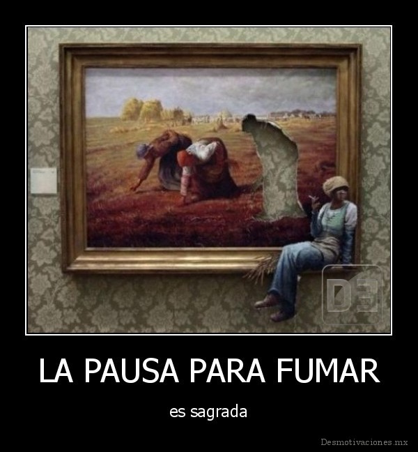 LA PAUSA PARA FUMAR