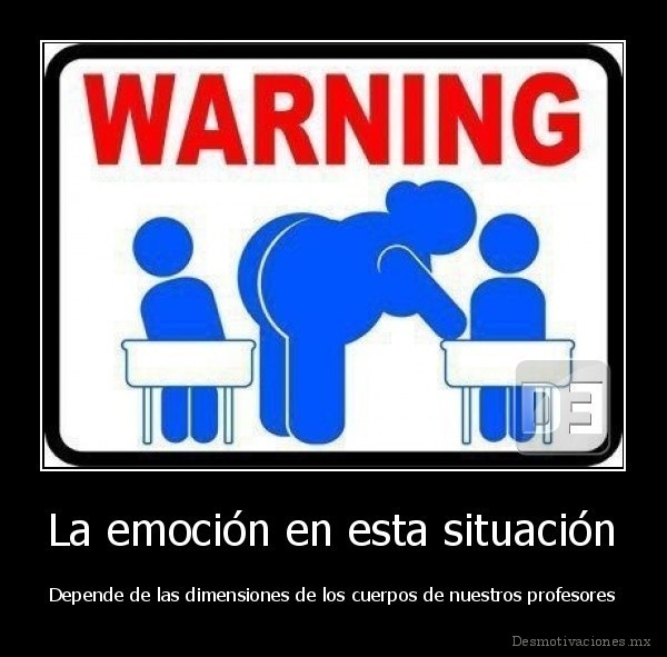 La emoción en esta situación